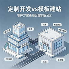 哈尔滨建站-定制开发vs模板建站:哪种方案更适合你的企业?