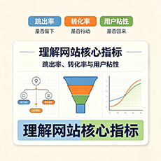 哈尔滨建站-理解网站核心指标：跳出率、转化率与用户粘性