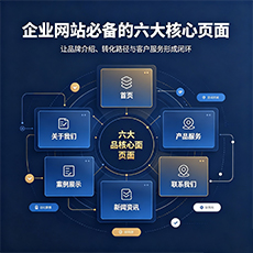哈尔滨建站-企业网站必备的六大核心页面