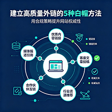 哈尔滨建站-建立高质量外链的5种白帽方法